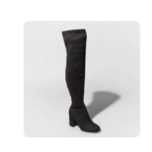 Suede thigh high boots- From Target worn 1x